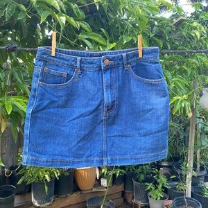 Forever 21 denim mini skirt
